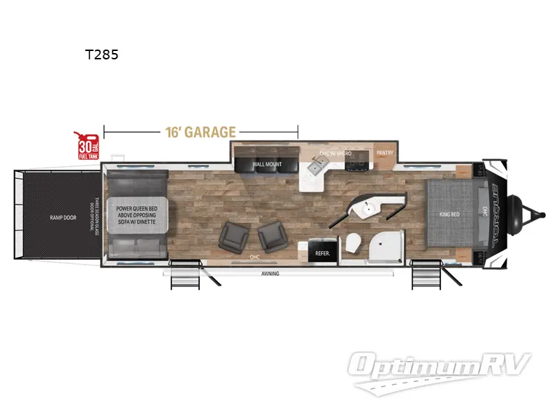 2025 Heartland Torque T285 Floorplan Photo