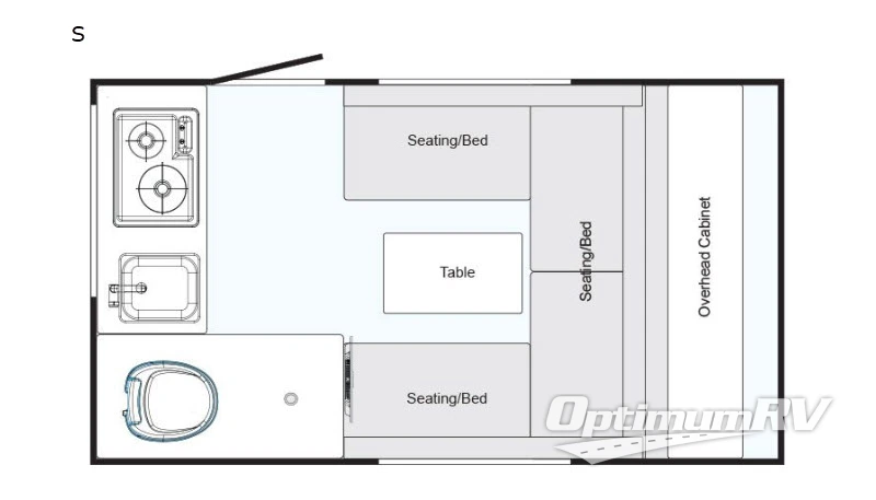 2019 nuCamp TAB 320 S Floorplan Photo