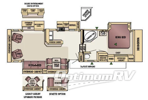 2005 Jayco Designer 31 RLS Floorplan Photo