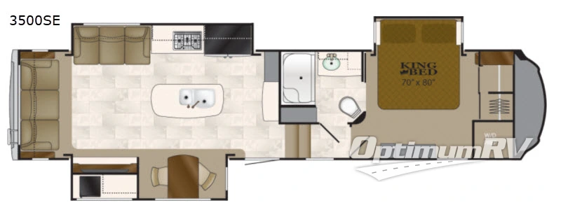 2019 Heartland Bighorn 3500SE RV Floorplan Photo