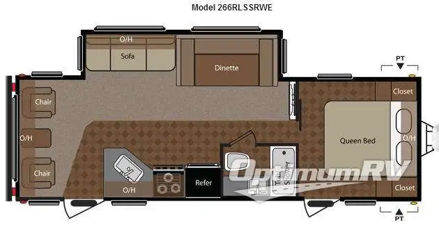 2012 Keystone Springdale 266RL-SSR Floorplan Photo