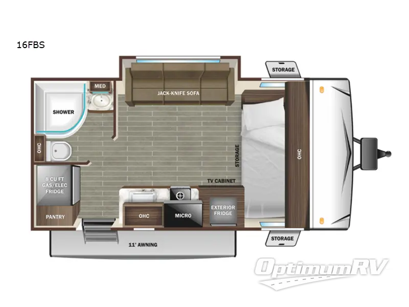 2022 Starcraft Super Lite Maxx 16FBS Floorplan Photo