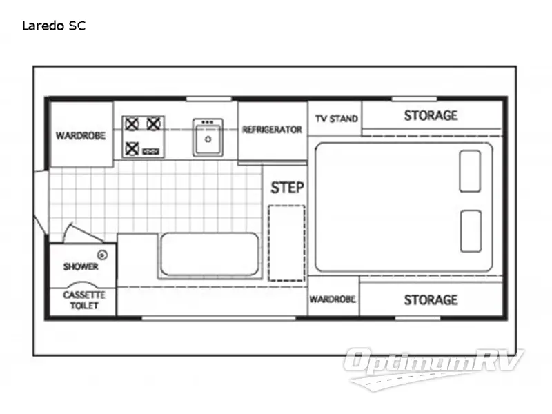 2023 Northstar Northstar Hardside Laredo SC RV Floorplan Photo