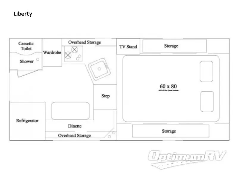 2023 Northstar Northstar Hardside Liberty RV Floorplan Photo