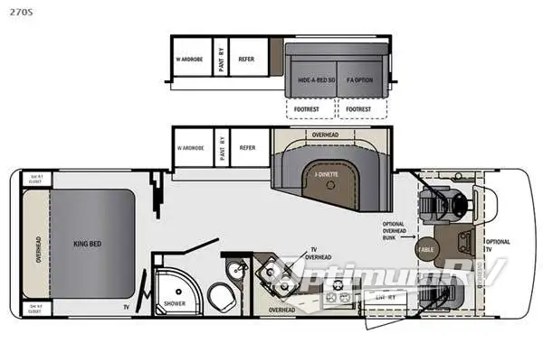 2015 Forest River Georgetown 270S Floorplan Photo