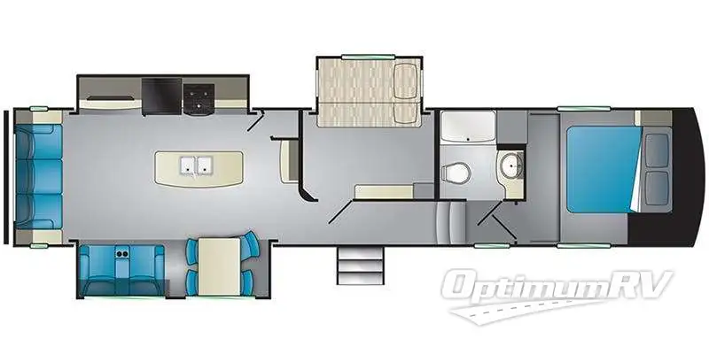 2019 Heartland Pioneer 355 Floorplan Photo