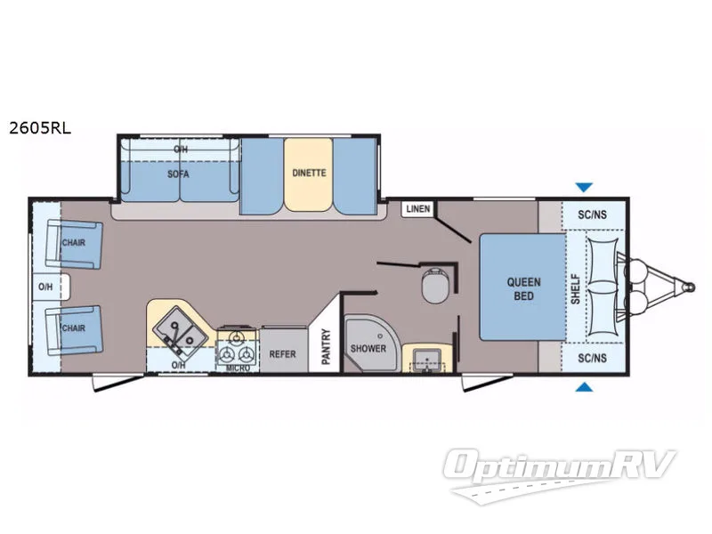 2019 Keystone Coleman Light 2605RL Floorplan Photo