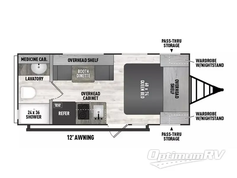 2024 Viking VIKING 17SFQ RV Floorplan Photo