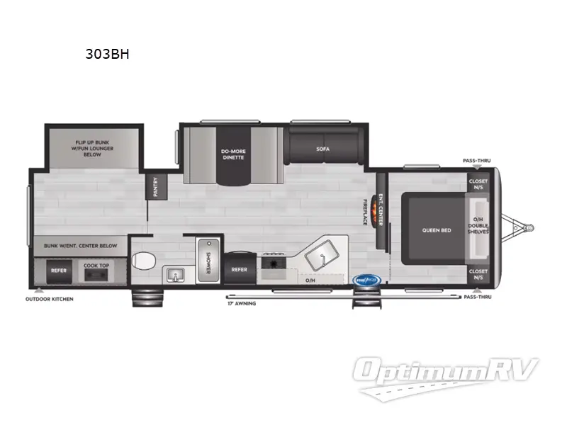 2023 Keystone Springdale 303BH Floorplan Photo