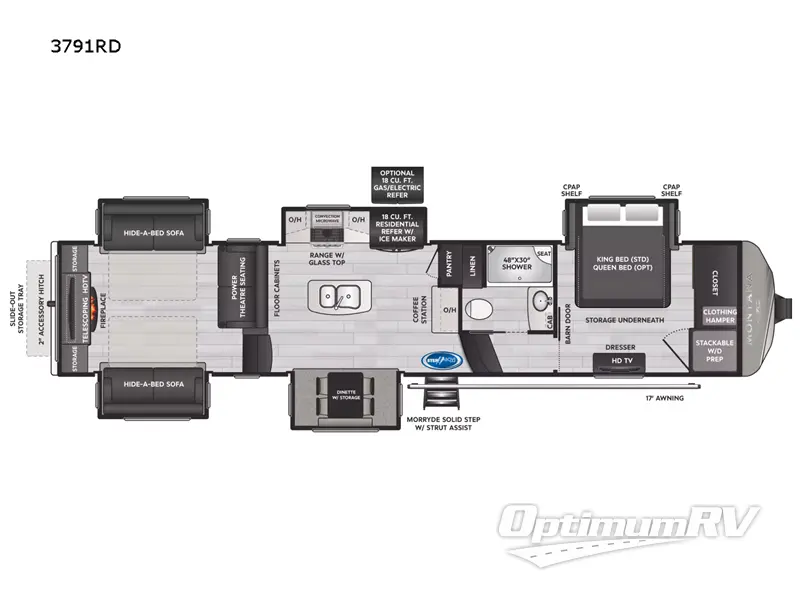 2022 Keystone Montana 3791RD RV Floorplan Photo