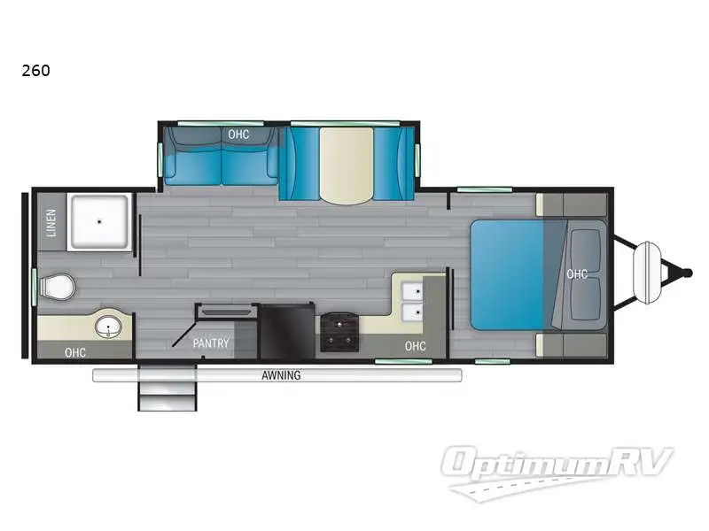 2021 Heartland Mallard 260 Floorplan Photo
