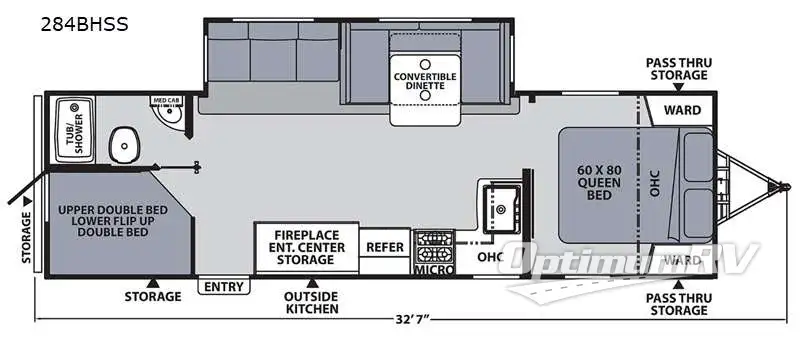 2021 Coachmen Apex Ultra-Lite 284BHSS Floorplan Photo