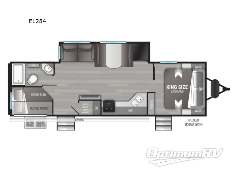 2022 Cruiser Embrace EL284 Floorplan Photo