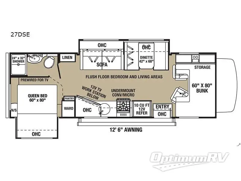 2021 Forest River Solera 27DSE Floorplan Photo