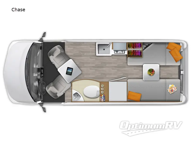 2023 Roadtrek Roadtrek CHASE Floorplan Photo