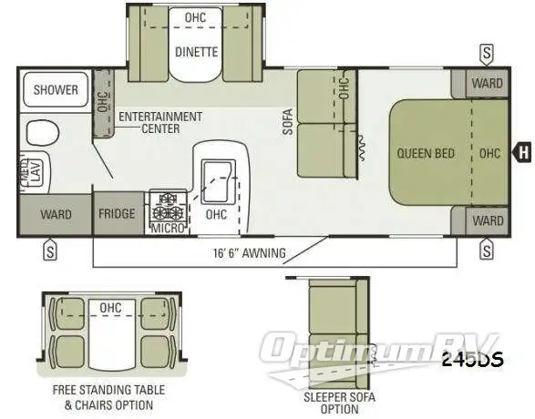 2014 Starcraft Autumn Ridge 245DS Floorplan Photo