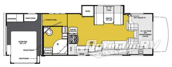 2012 Forest River Sunseeker 3120DS Floorplan Photo