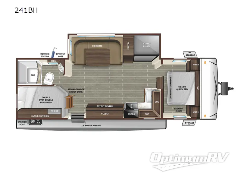 2022 Starcraft Super Lite 241BH Floorplan Photo