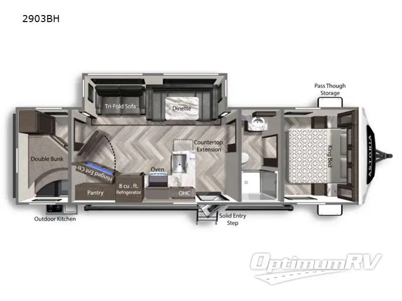 2021 Dutchmen Astoria 2903BH Floorplan Photo