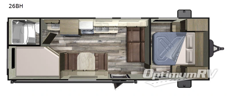 2019 Starcraft Autumn Ridge 26BH Floorplan Photo