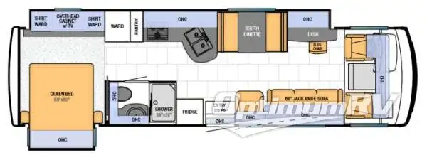 2013 Newmar Bay Star 3305 Floorplan Photo