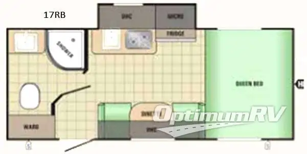 2017 Starcraft Comet Mini 17RB Floorplan Photo