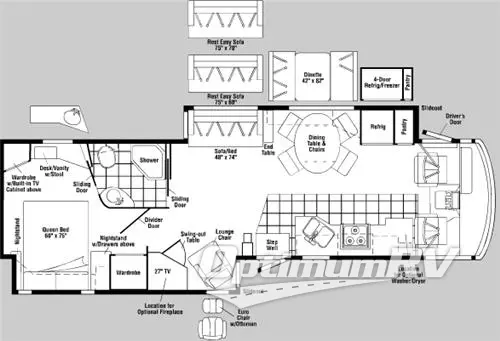 2007 Winnebago Adventurer 38T Floorplan Photo