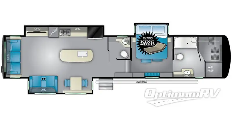 2020 Heartland Landmark 365 365 RV Floorplan Photo