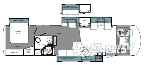 2013 Forest River Georgetown XL 377TSF Floorplan Photo