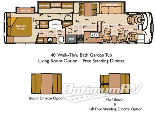 2007 Alfa Leisure See Ya! Diesel 1007 - SY40LS Floorplan Photo