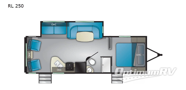 2020 Heartland Pioneer RL 250 Floorplan Photo