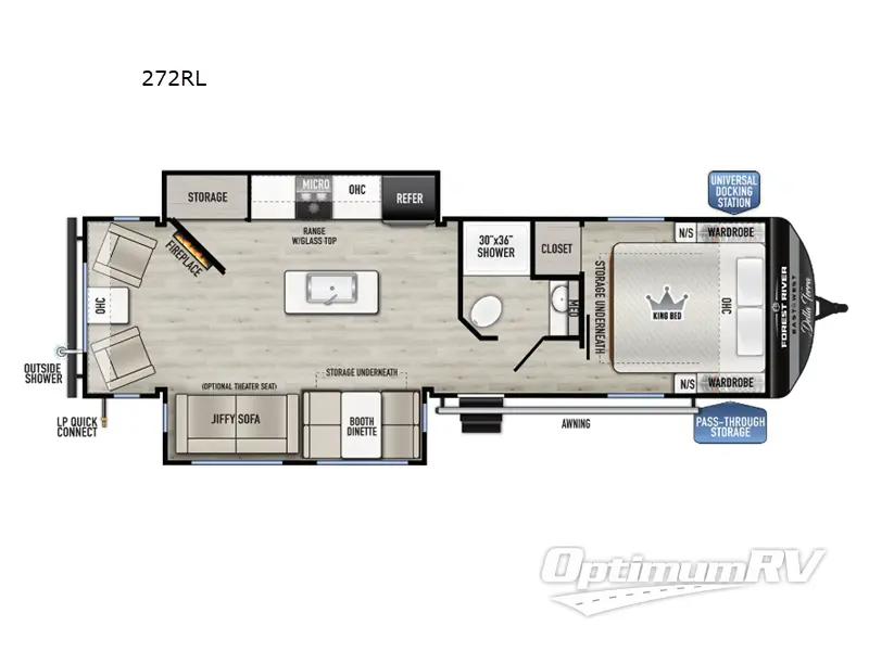 2025 East To West Della Terra 272RL Floorplan Photo