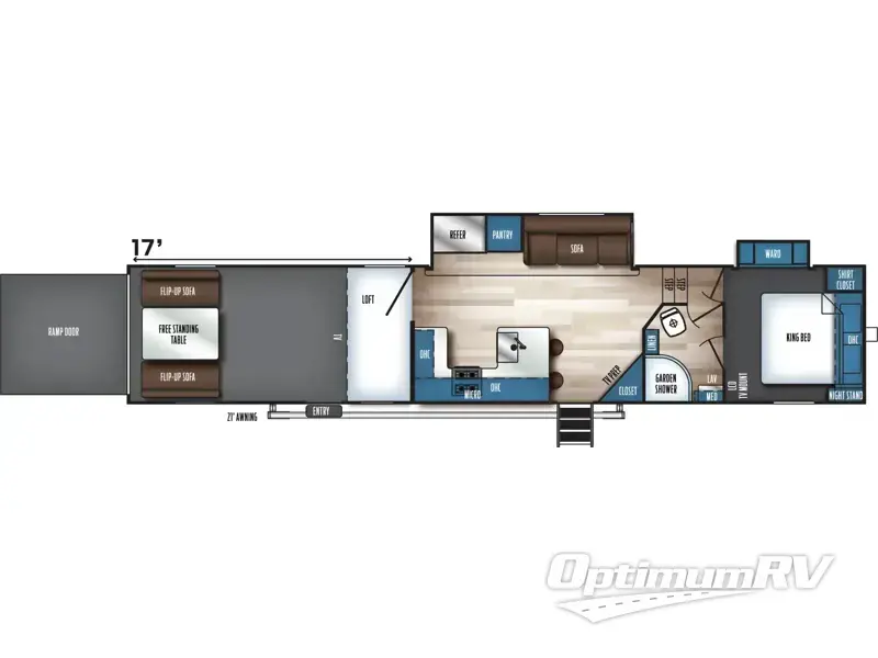 2024 Forest River Vengeance Rogue SUT 357SUT RV Floorplan Photo