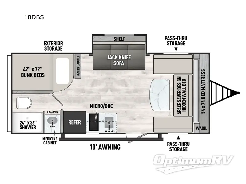 2025 Viking Viking 4K Series 18DBS Floorplan Photo