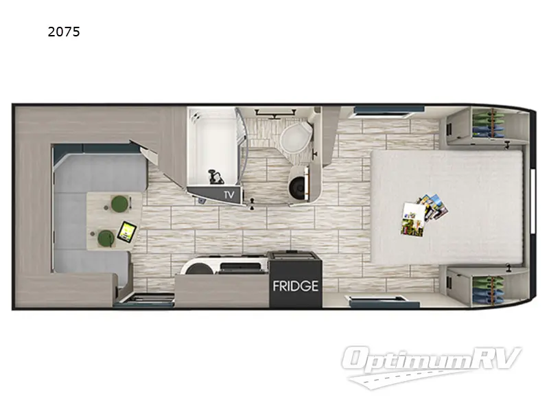 2025 Lance Lance Travel Trailers 2075 Floorplan Photo