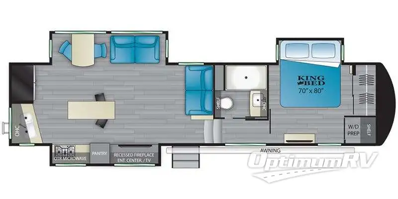 2021 Heartland Bighorn 3120RK RV Floorplan Photo
