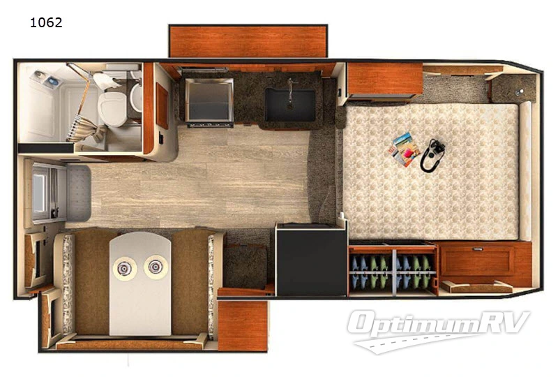 2019 Lance Lance 1062 RV Floorplan Photo