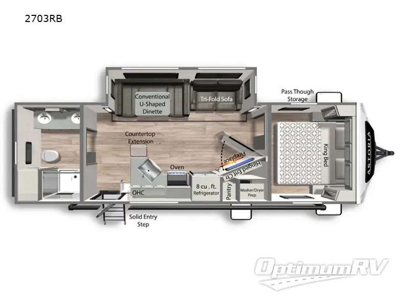 2022 Dutchmen Astoria 2703RB Floorplan Photo