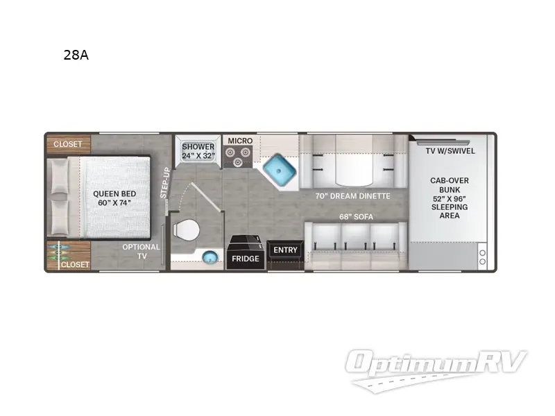 2023 Thor Four Winds 28A Floorplan Photo