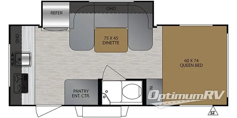 2019 Forest River No Boundaries NB16.7 RV Floorplan Photo