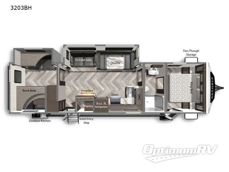 2021 Dutchmen Astoria 3203BH Floorplan Photo