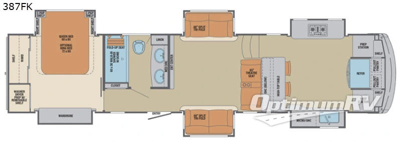 2020 Palomino Columbus F387FK Floorplan Photo