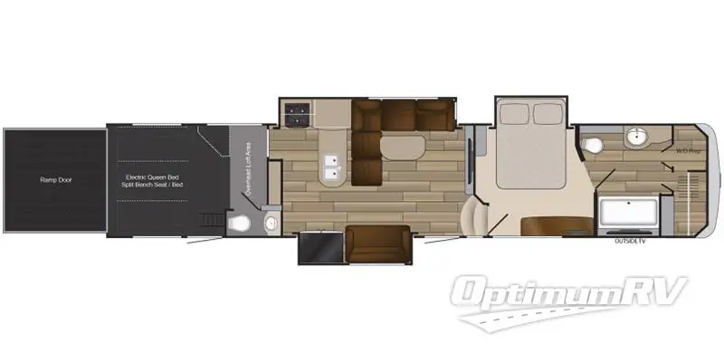 2018 Heartland Cyclone 4151 Floorplan Photo