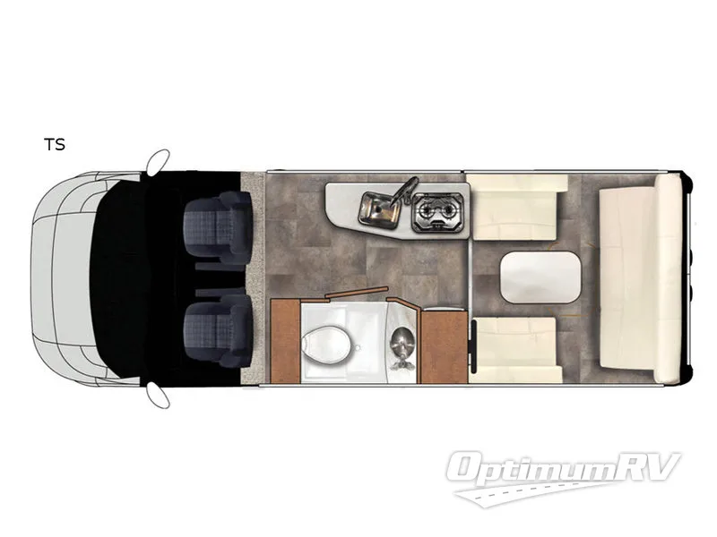 2018 Pleasure-Way Lexor TS Floorplan Photo