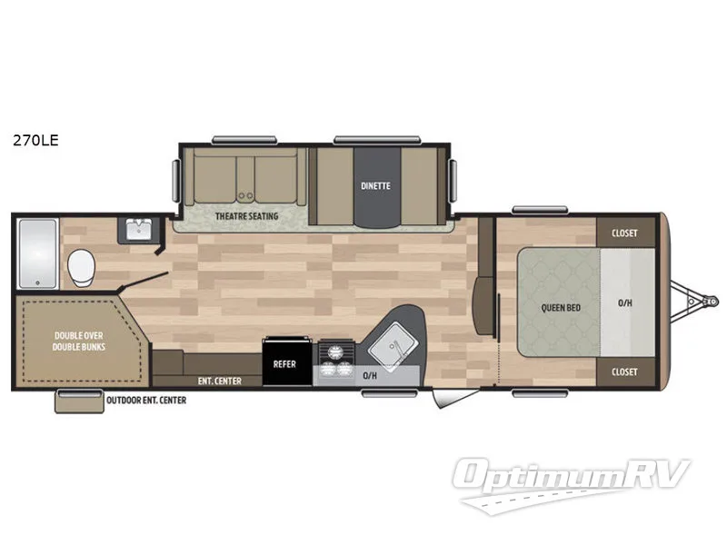 2018 Keystone Springdale 270LE RV Floorplan Photo