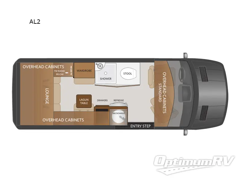 2024 Fleetwood Xcursion AL2 Floorplan Photo