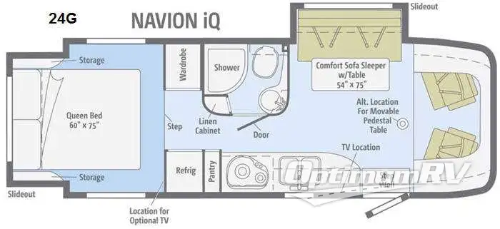2014 Itasca Navion IQ 24G Floorplan Photo