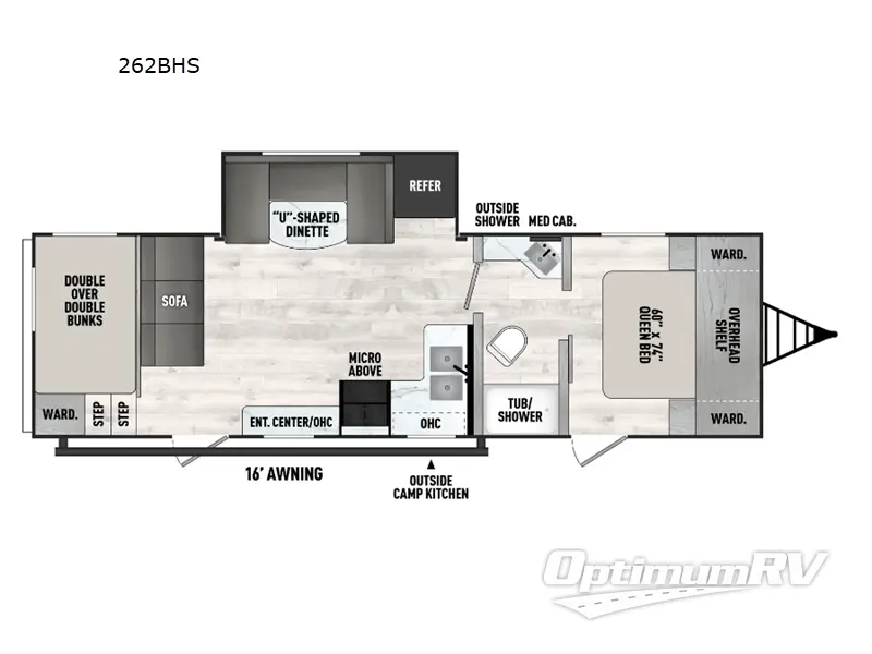 2025 Viking Viking 6K Series 262BHS Floorplan Photo