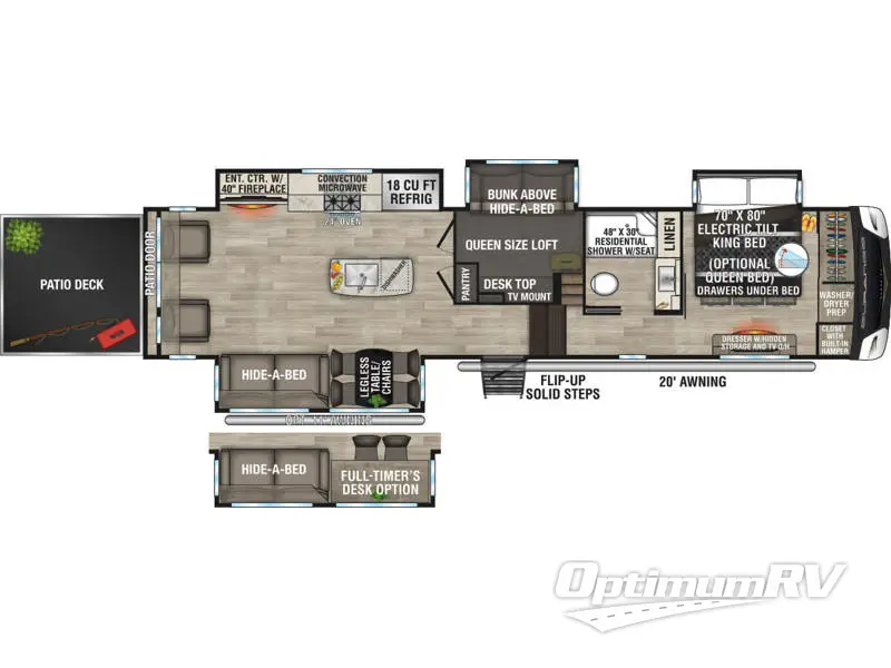 2024 KZ Durango Gold G382MBQ RV Floorplan Photo