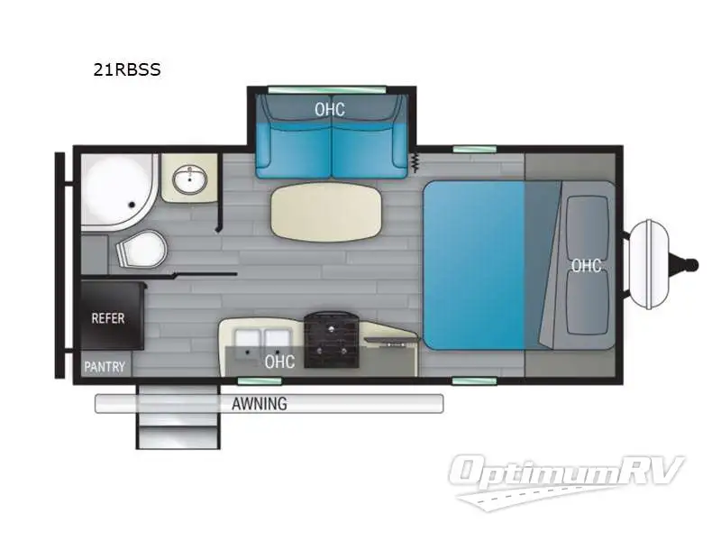 2023 Heartland North Trail 21RBSS RV Floorplan Photo